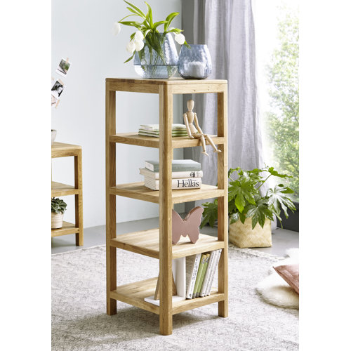 Natur Pur Artemisia 106Cm H x 40Cm W Solid Wood Etagere Bookcase